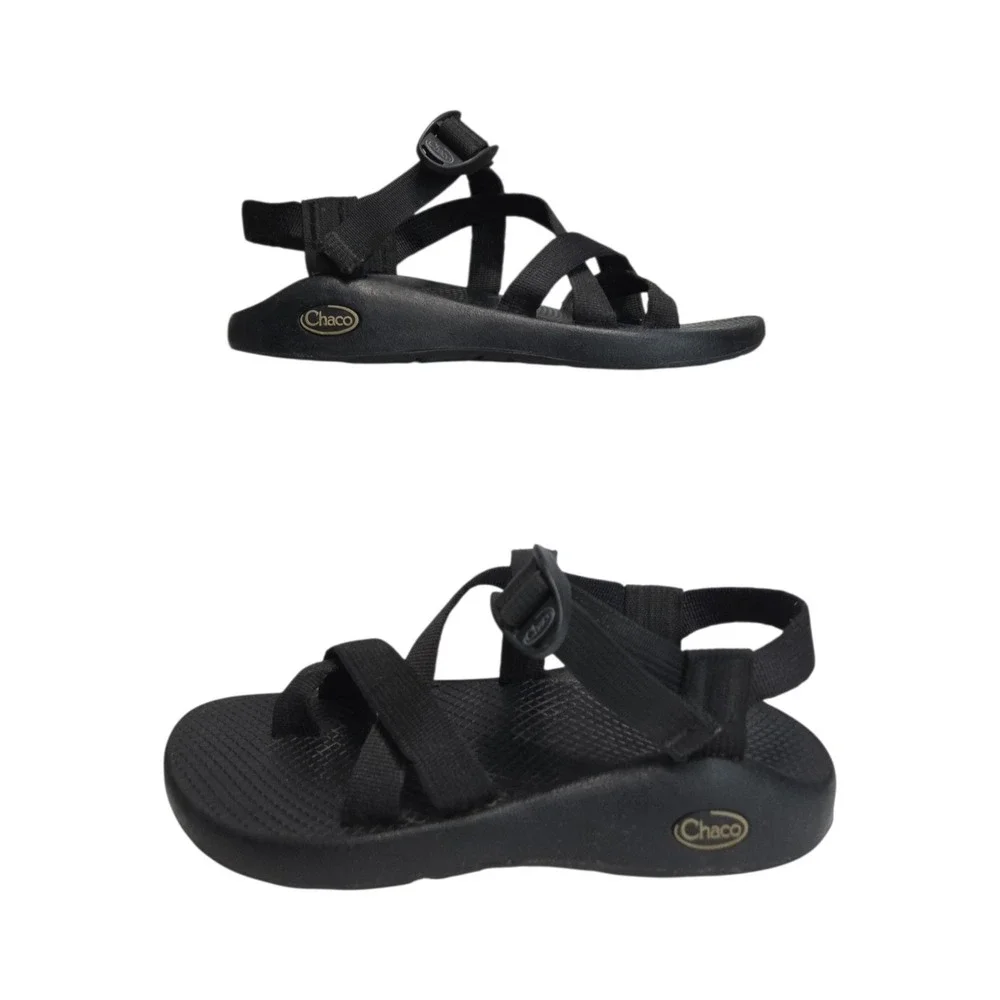 Chaco Z Cloud 2 Womens Sandals‎ Black Strappy Toe Loop Sport Hiking Shoes W8